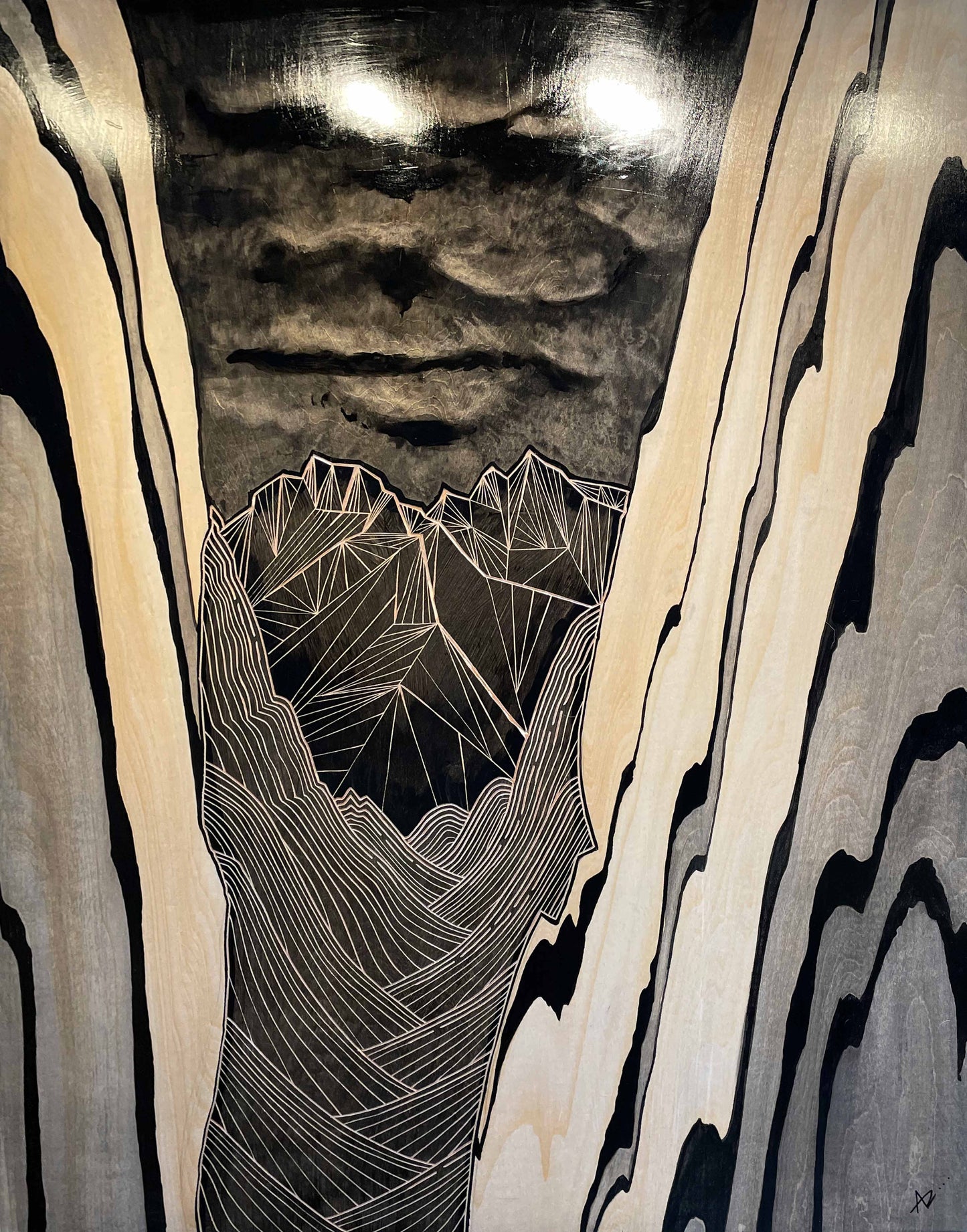 Triangle Mountains: Couloir Skiing